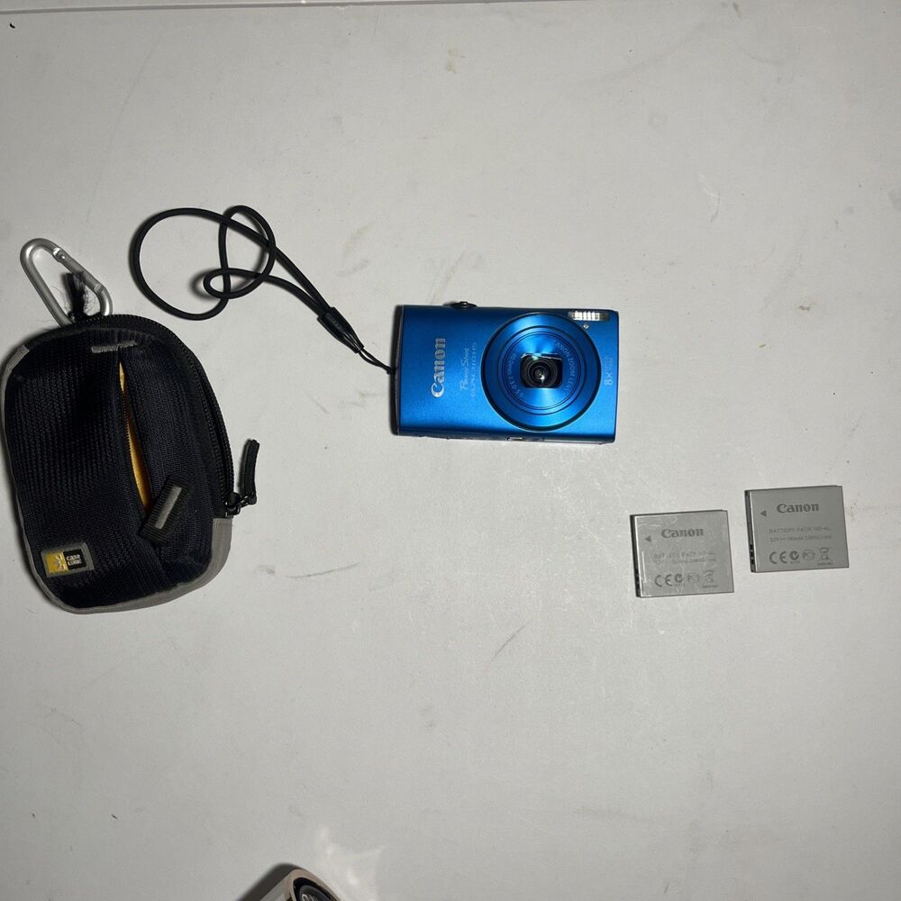 Canon PowerShot ELPH 310 HS 12.1MP Digital Camera Black 8x Zoom *TESTED-READ*